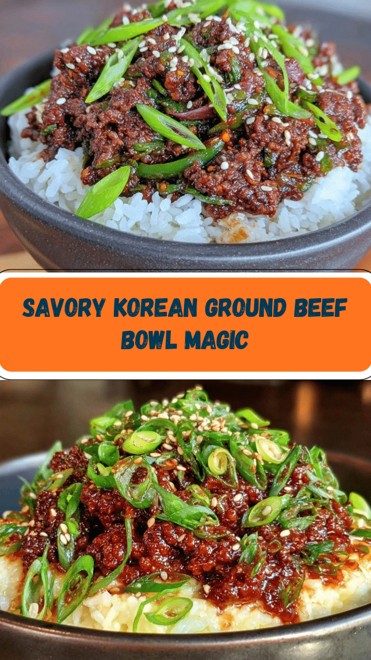 Korean ground beef bowl recipe