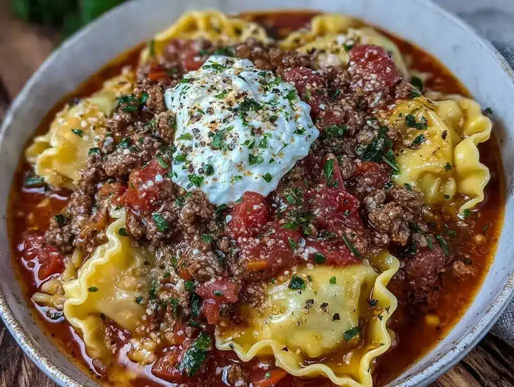 lasagna soup - featured image