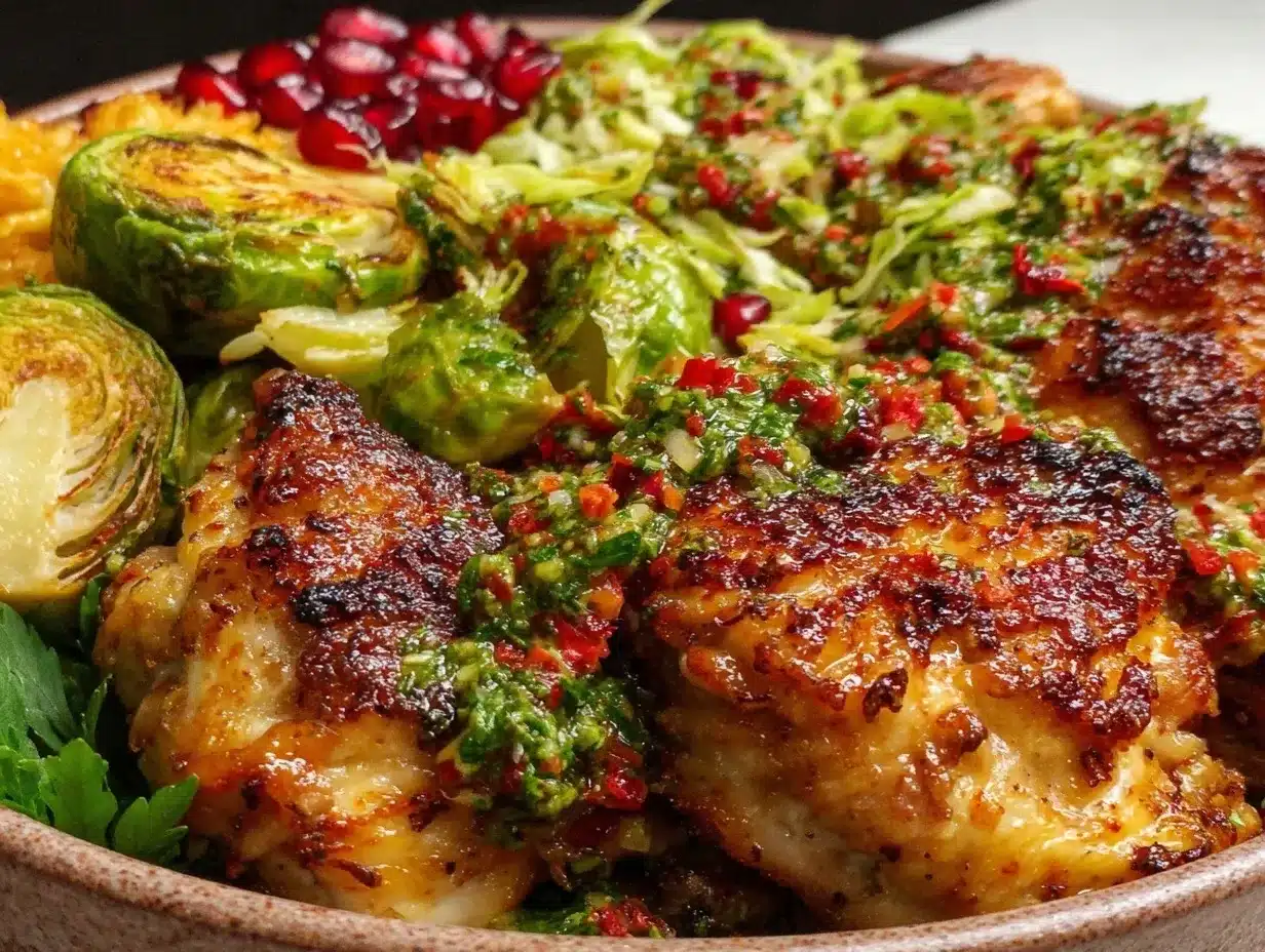 lemon-herb chicken dinner bowl preparation steps