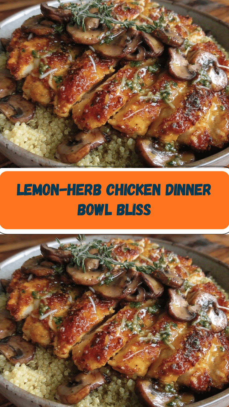 lemon-herb chicken dinner bowl recipe