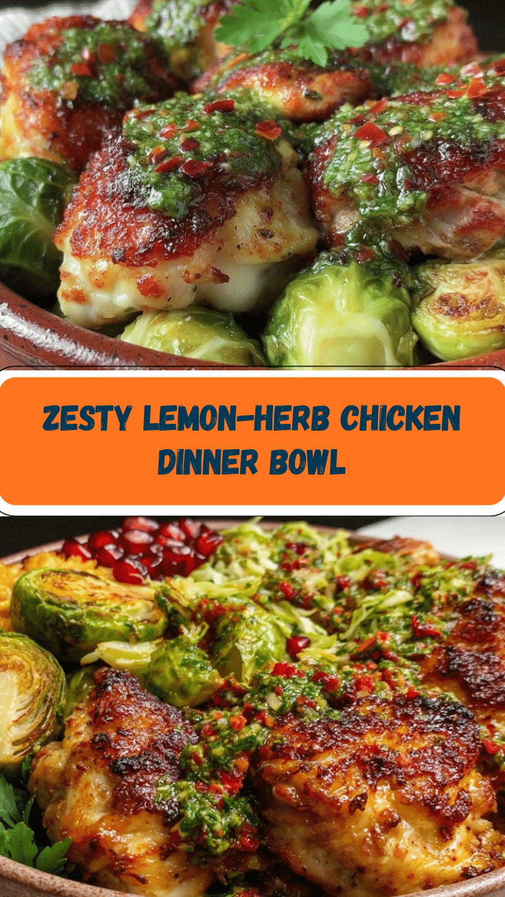 lemon-herb chicken dinner bowl recipe