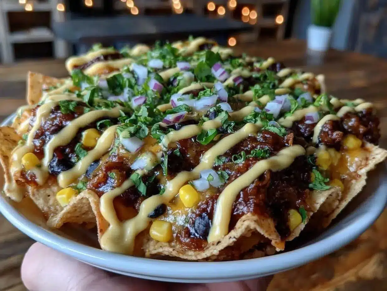 loaded nacho party bowl preparation steps