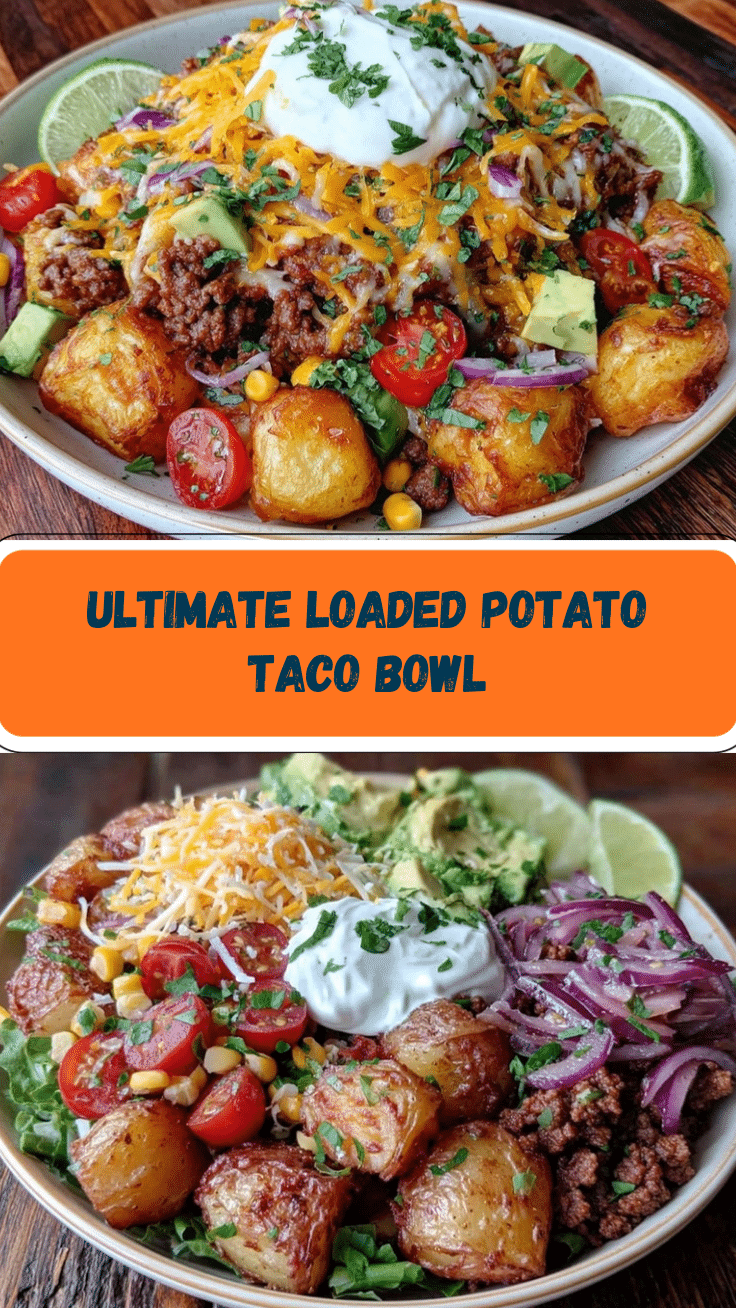 loaded potato taco bowl recipe