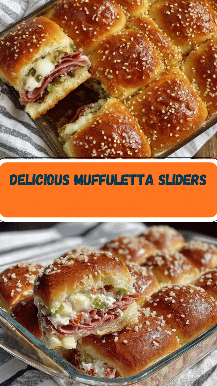 Muffuletta Sliders recipe