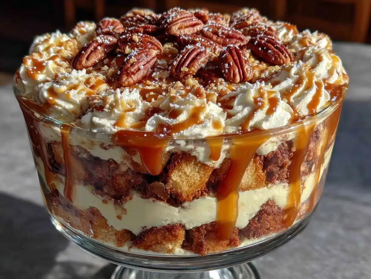pecan pie cheesecake trifle preparation steps
