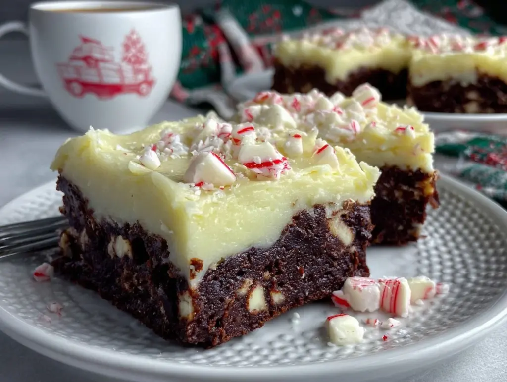 Peppermint Bark Brownies - featured image