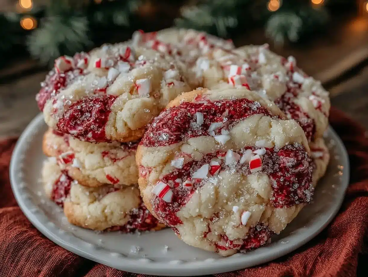 Peppermint Swirl Cookies preparation steps