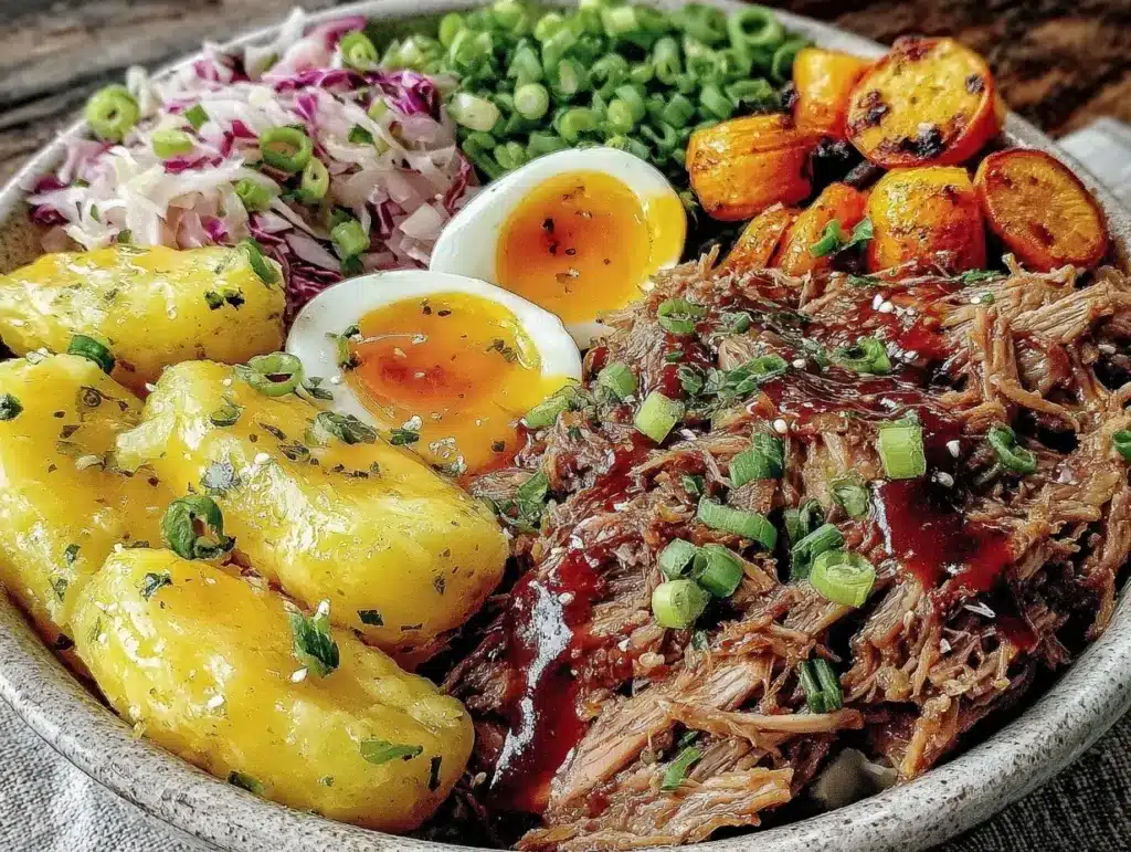 pork and sauerkraut crockpot recipe - featured image
