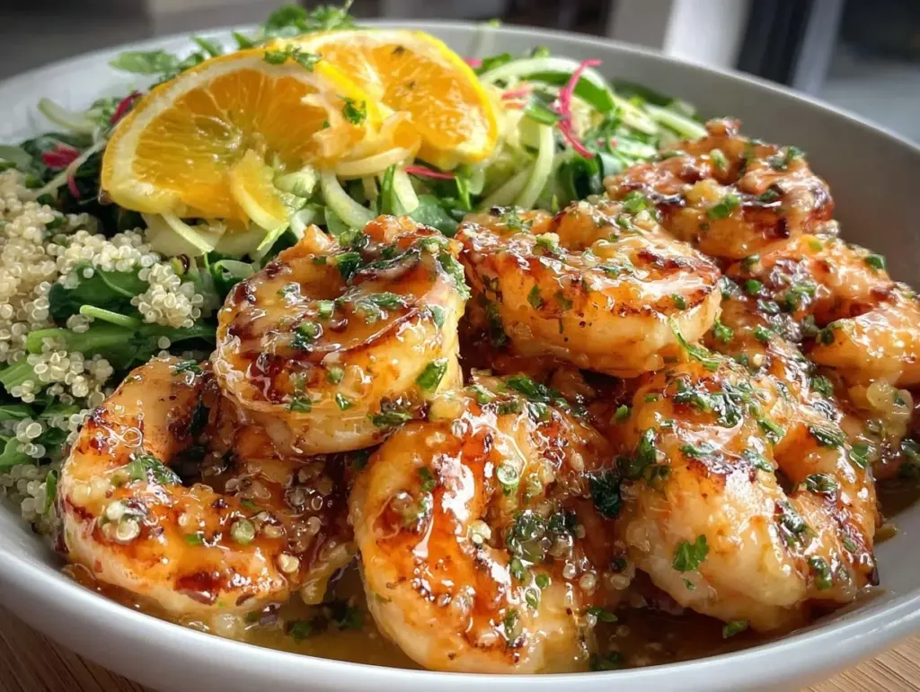 shrimp scampi nourish bowl - featured image