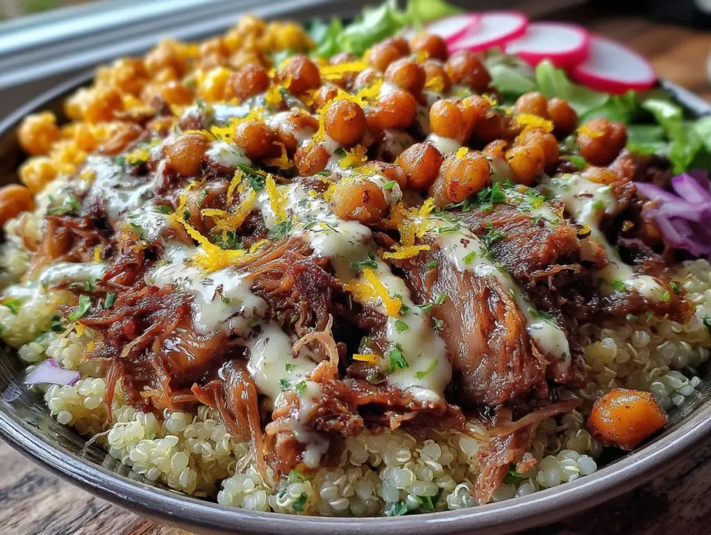 slow-cooker pulled pork bowl - featured image