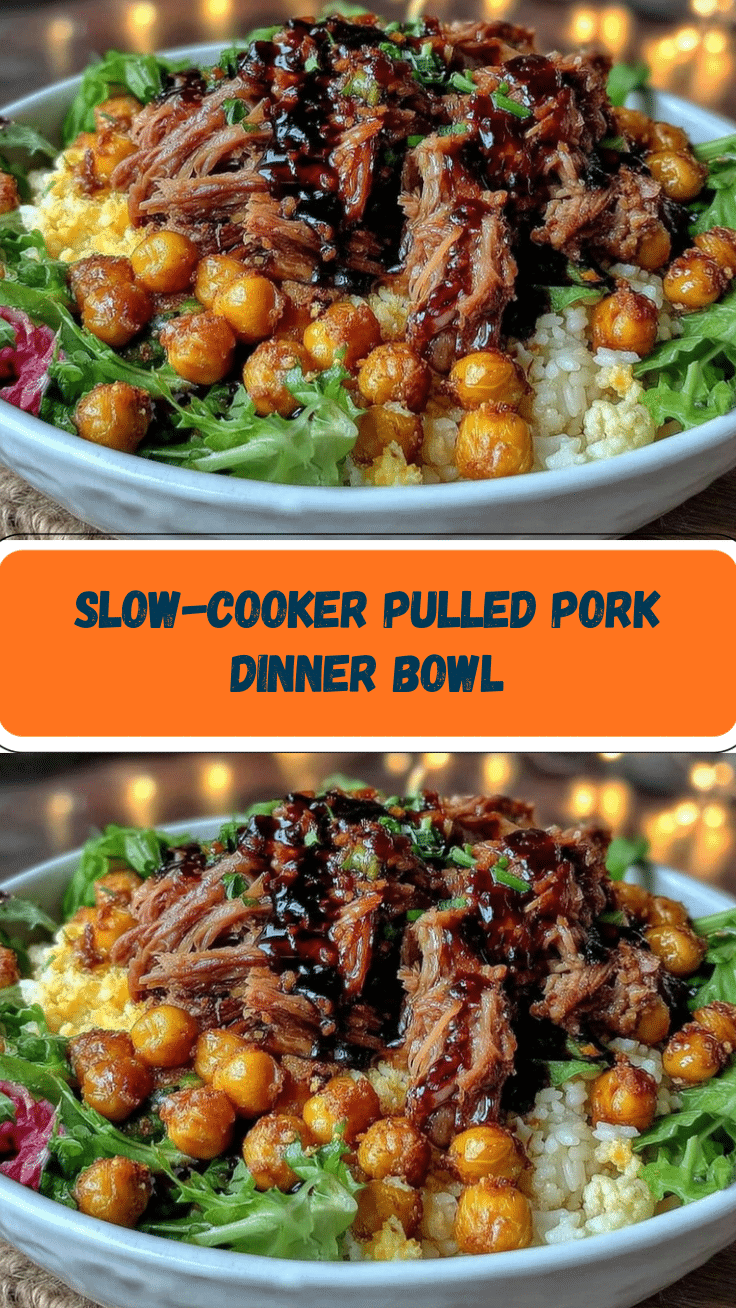 slow-cooker pulled pork dinner bowl recipe