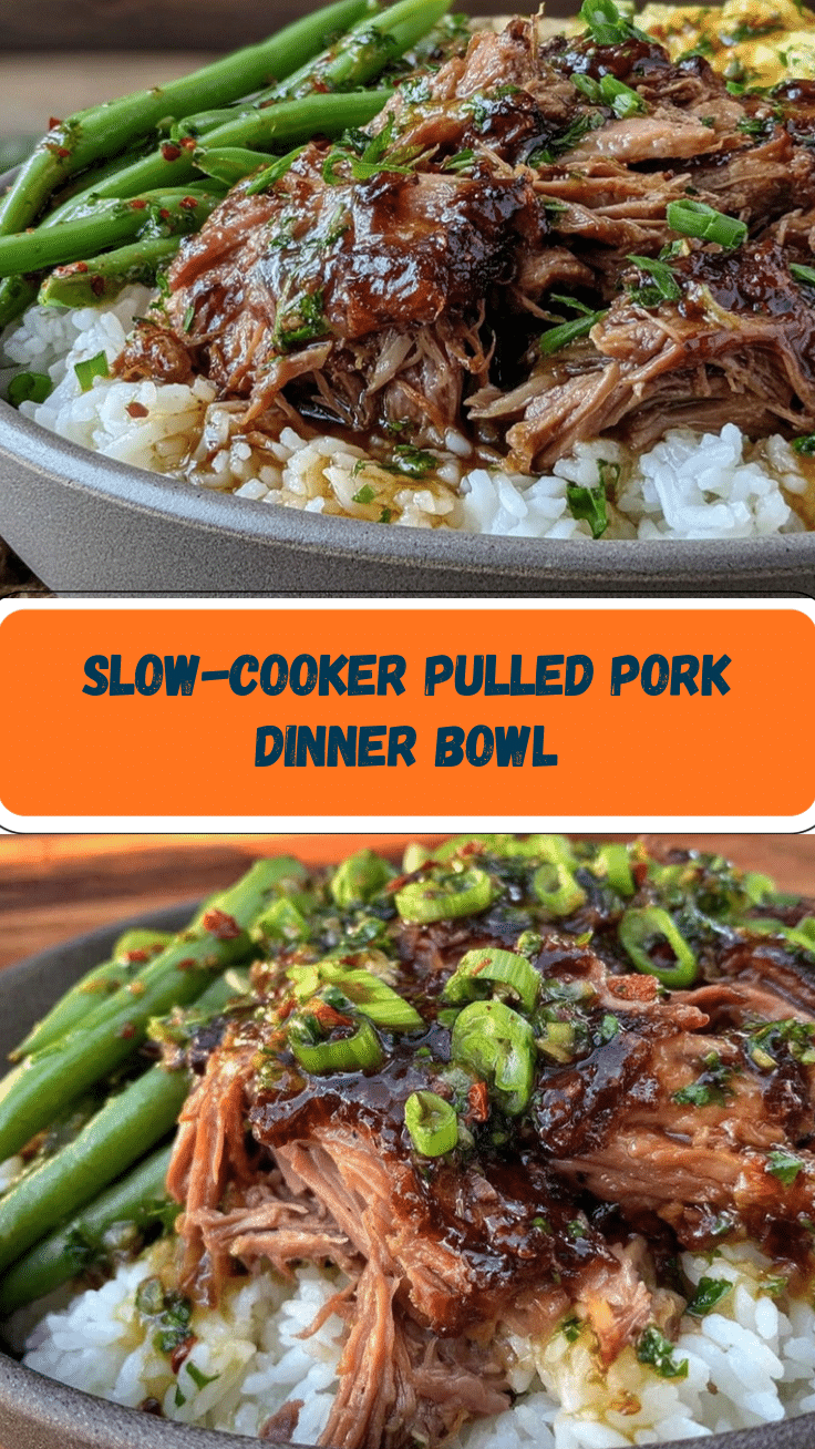 slow-cooker pulled pork dinner bowl recipe