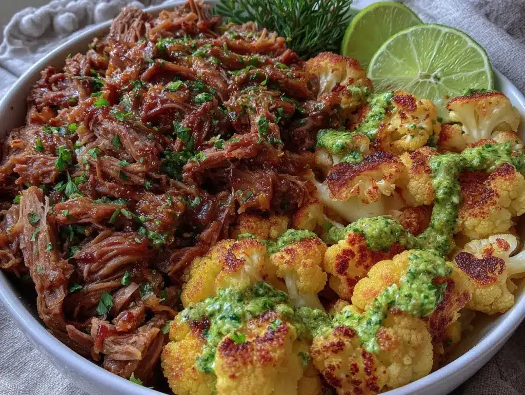 spicy pulled pork nourish bowl - featured image