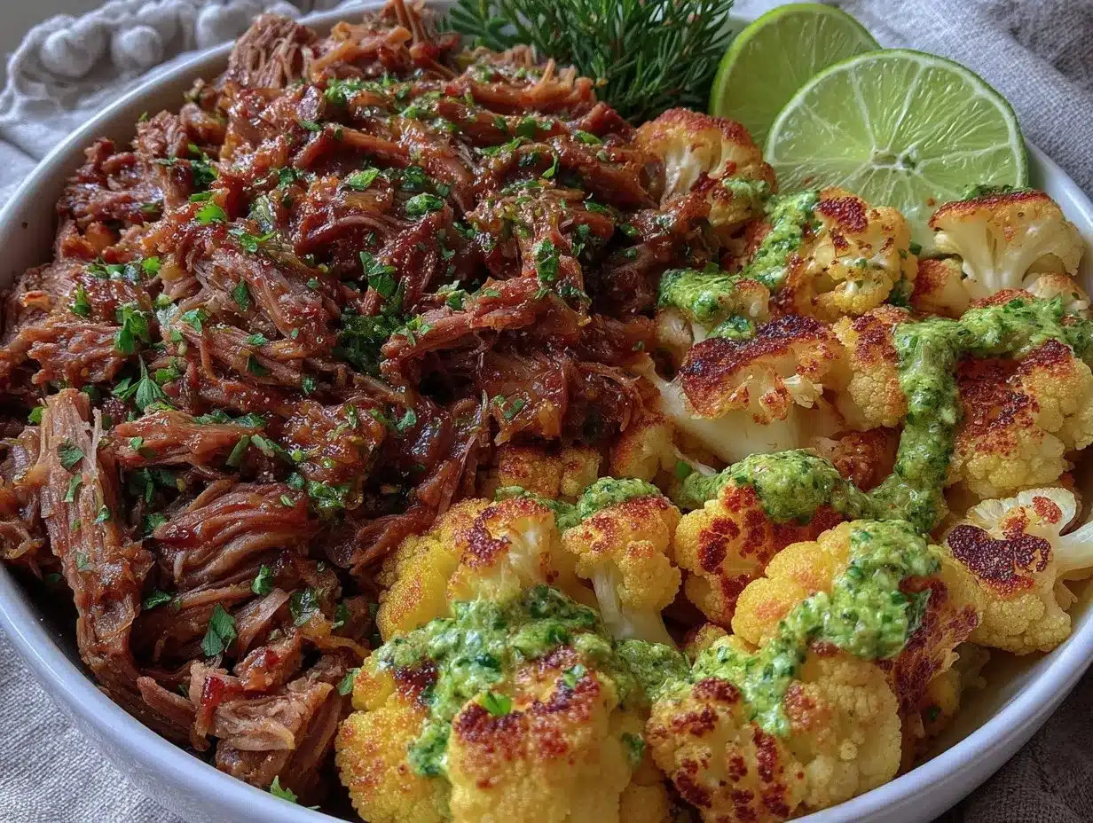 spicy pulled pork nourish bowl preparation steps