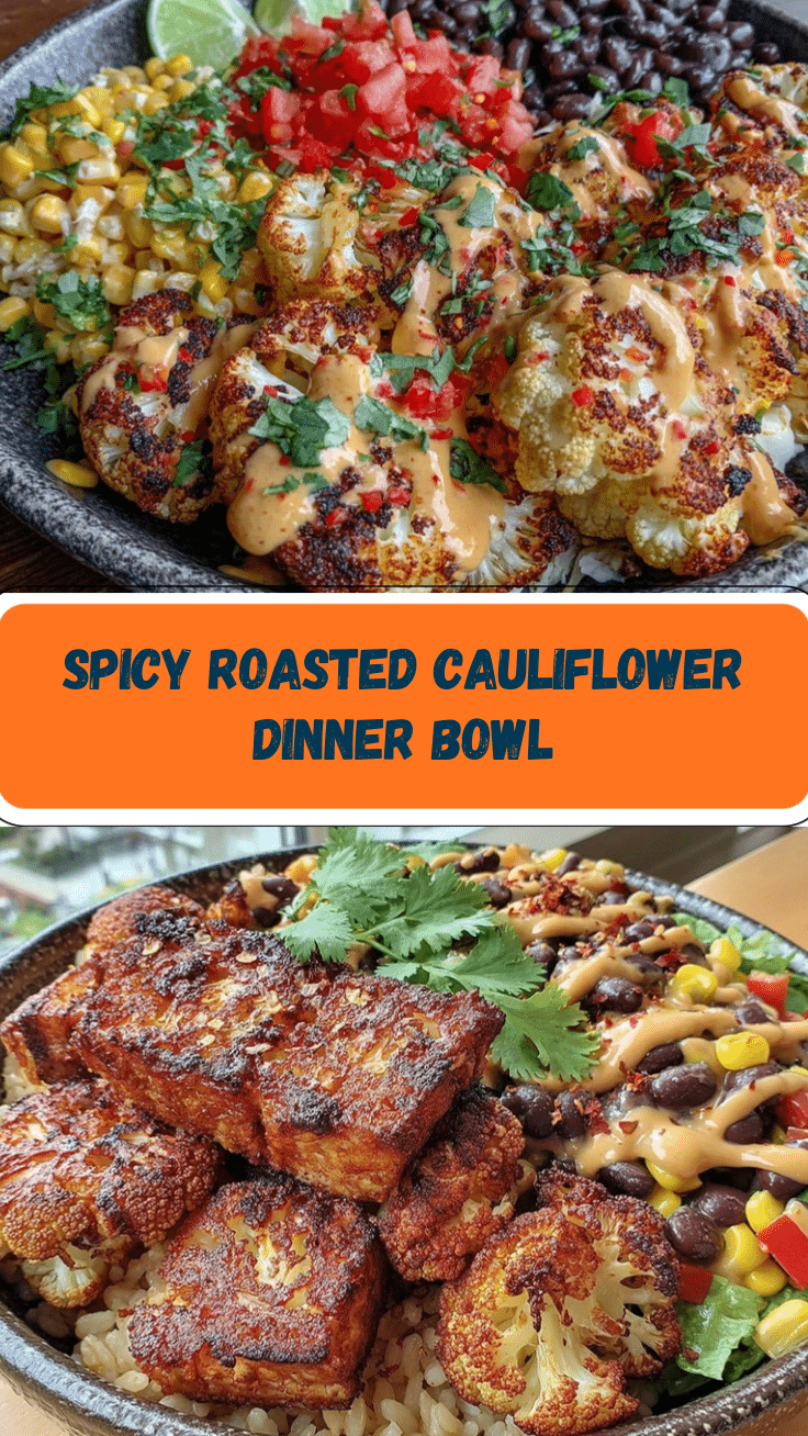 spicy roasted cauliflower recipe