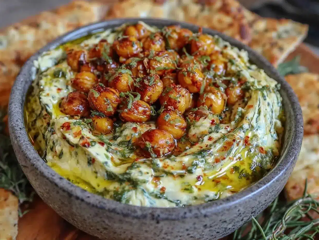 spinach artichoke party bowl preparation steps