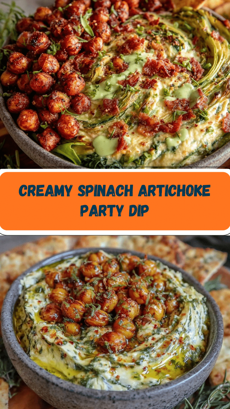 spinach artichoke party bowl recipe