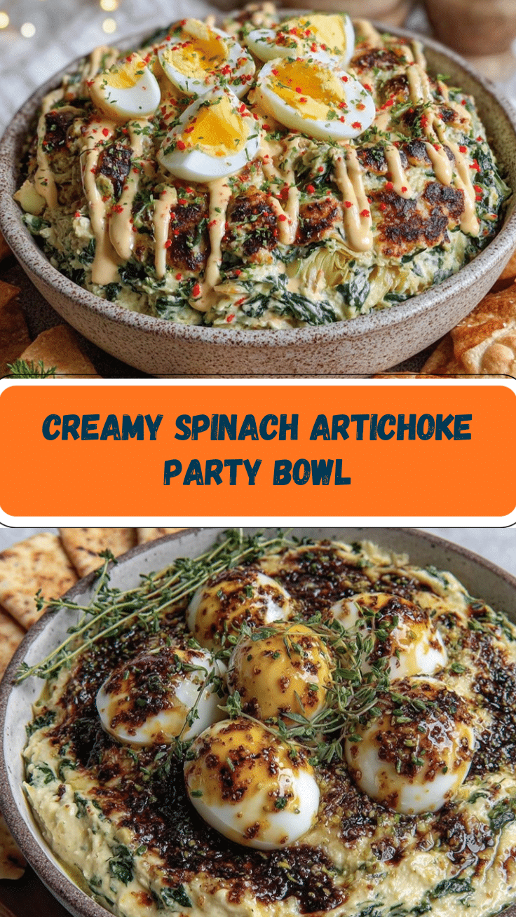 spinach-artichoke party bowl recipe