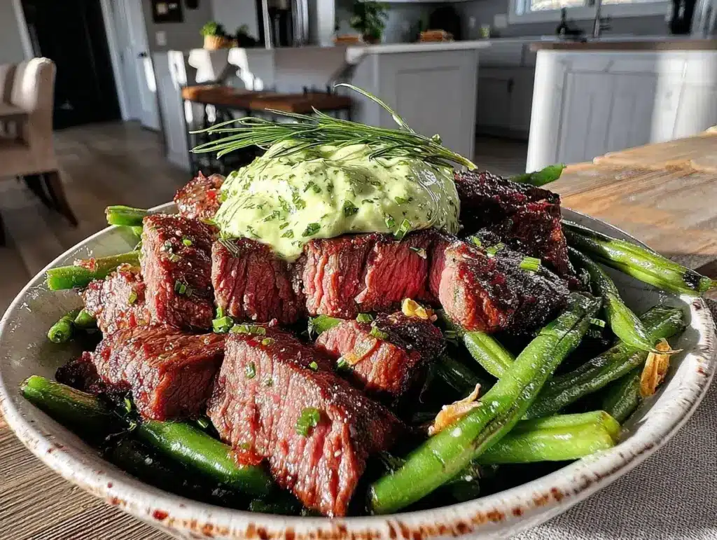 steak strips dinner bowl - featured image