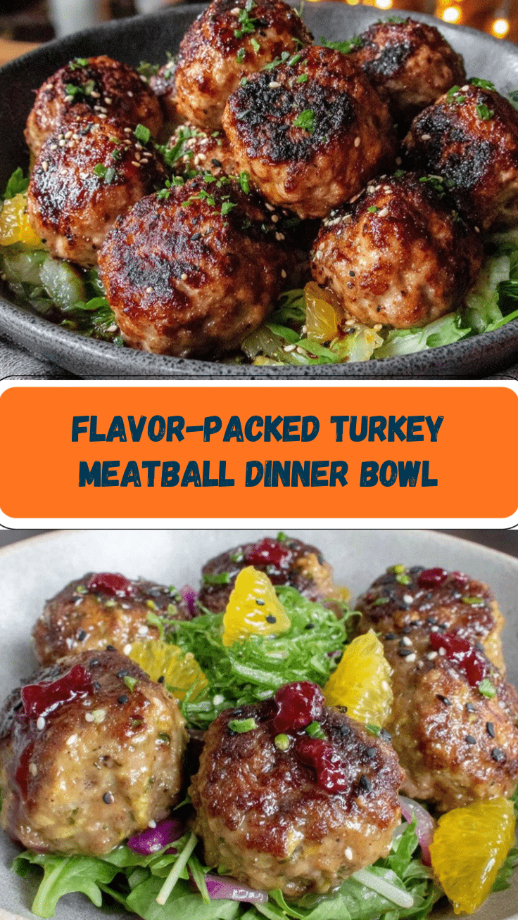 turkey meatball dinner bowl recipe