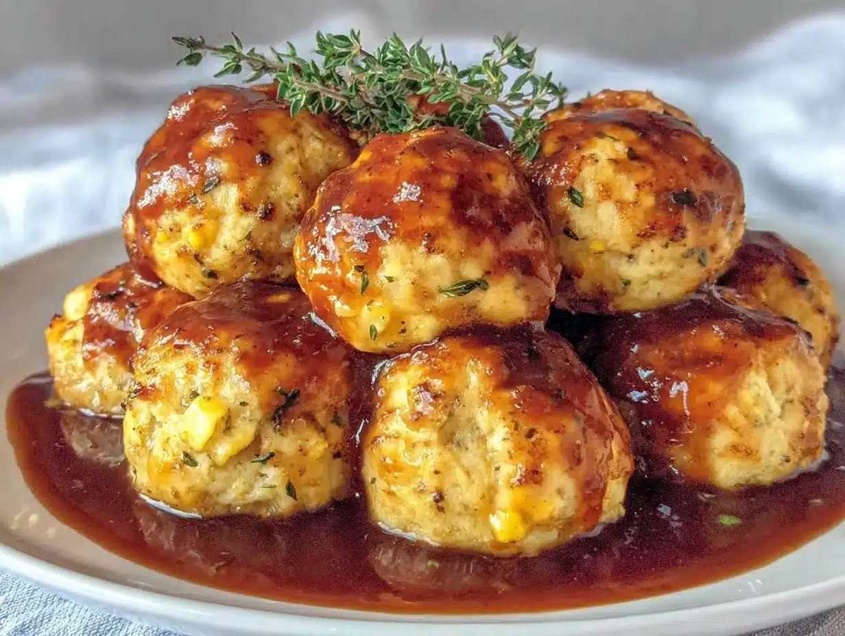 turkey stuffing balls preparation steps