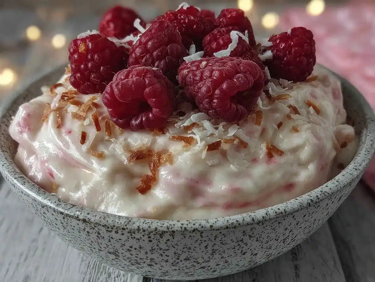 Valentines Day Nice Cream Bowl preparation steps