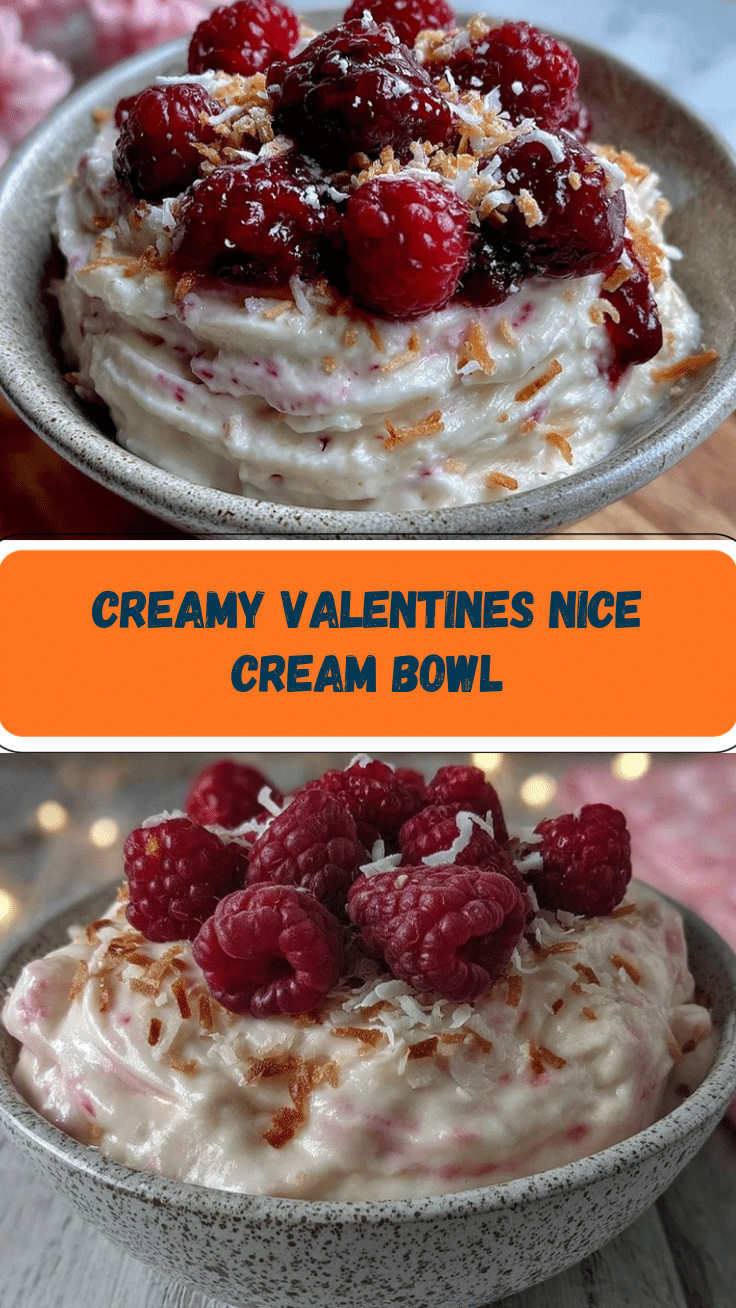 Valentines Day Nice Cream Bowl recipe