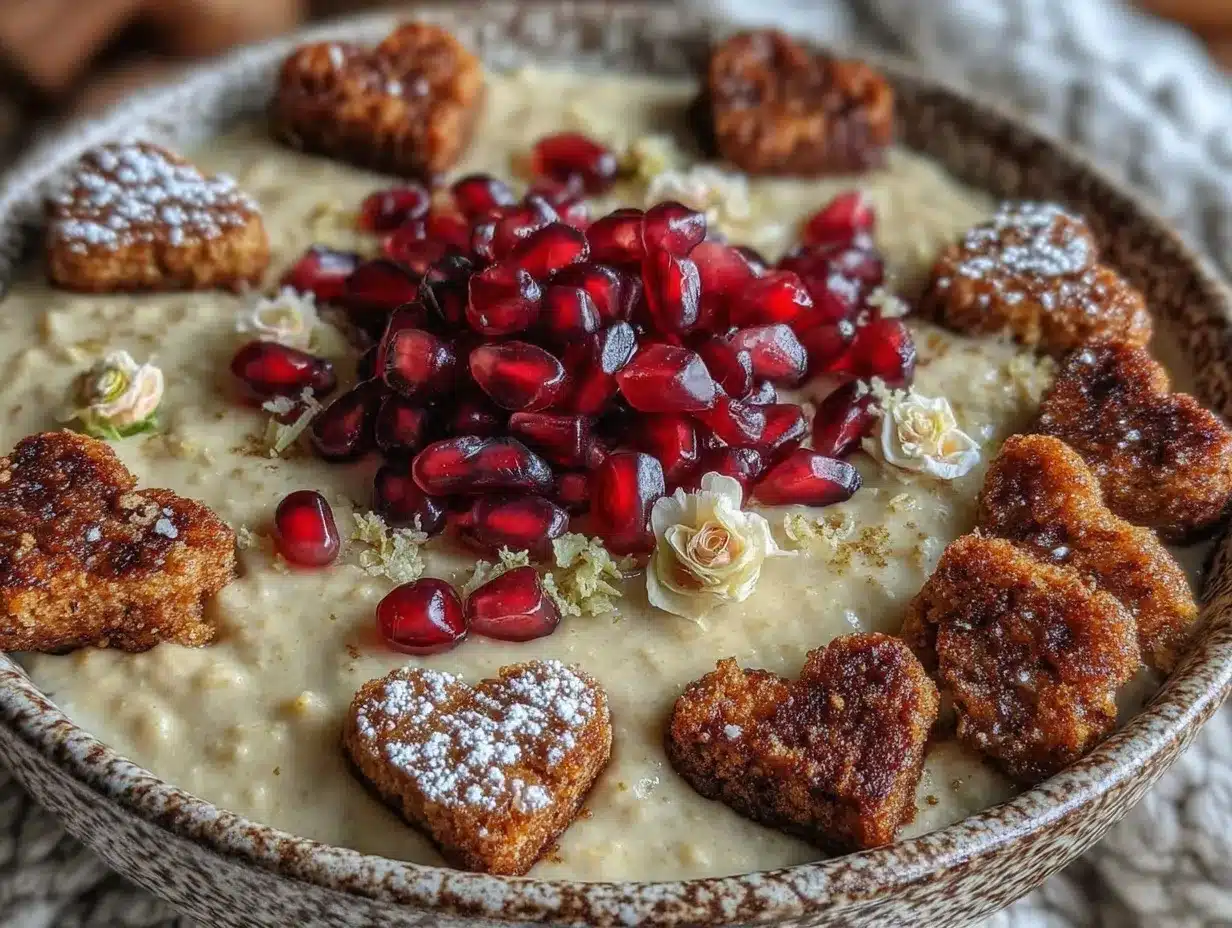 Valentines Sweets Oatmeal Bowl preparation steps