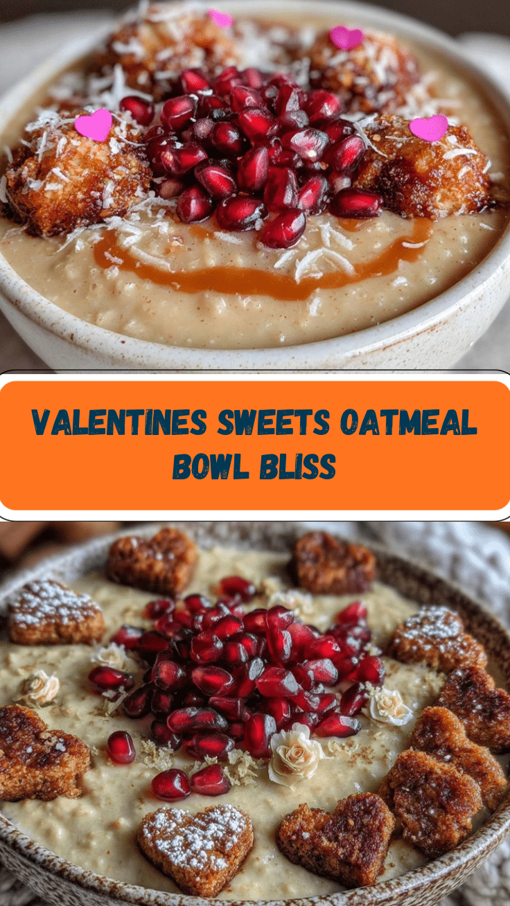 Valentines Sweets Oatmeal Bowl recipe