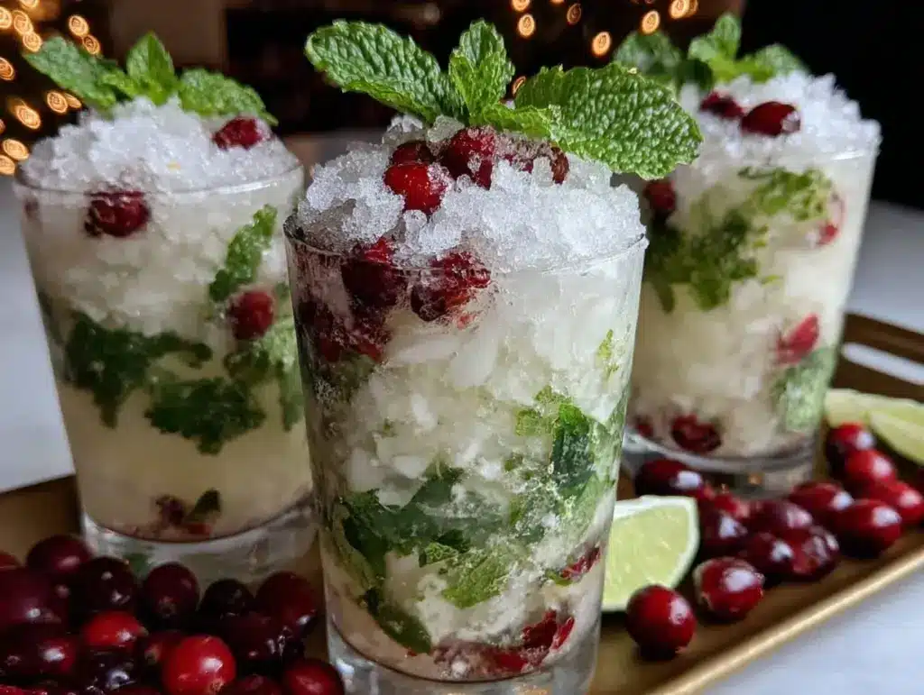 White Christmas Mojitos - featured image