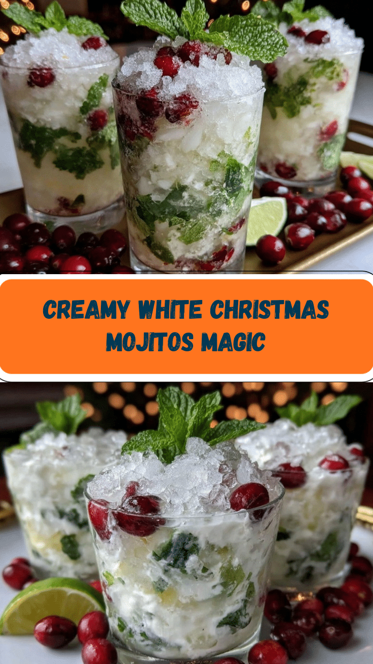 White Christmas Mojitos recipe