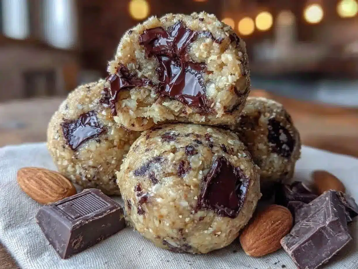 almond flour protein energy balls preparation steps