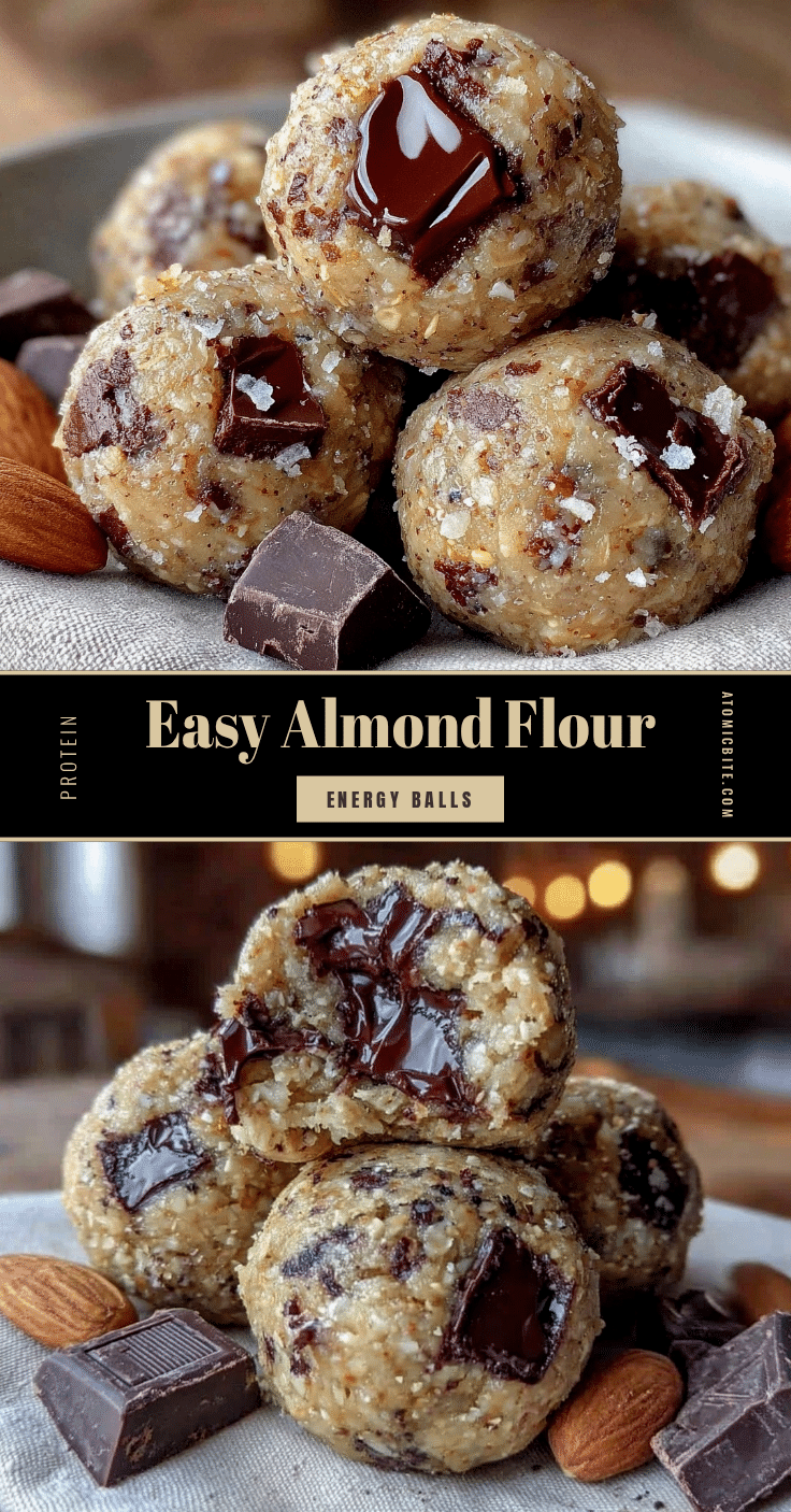 almond flour protein energy balls recipe