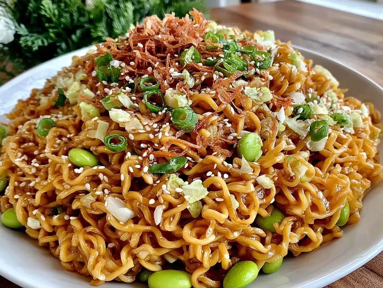 asian sesame noodle salad preparation steps
