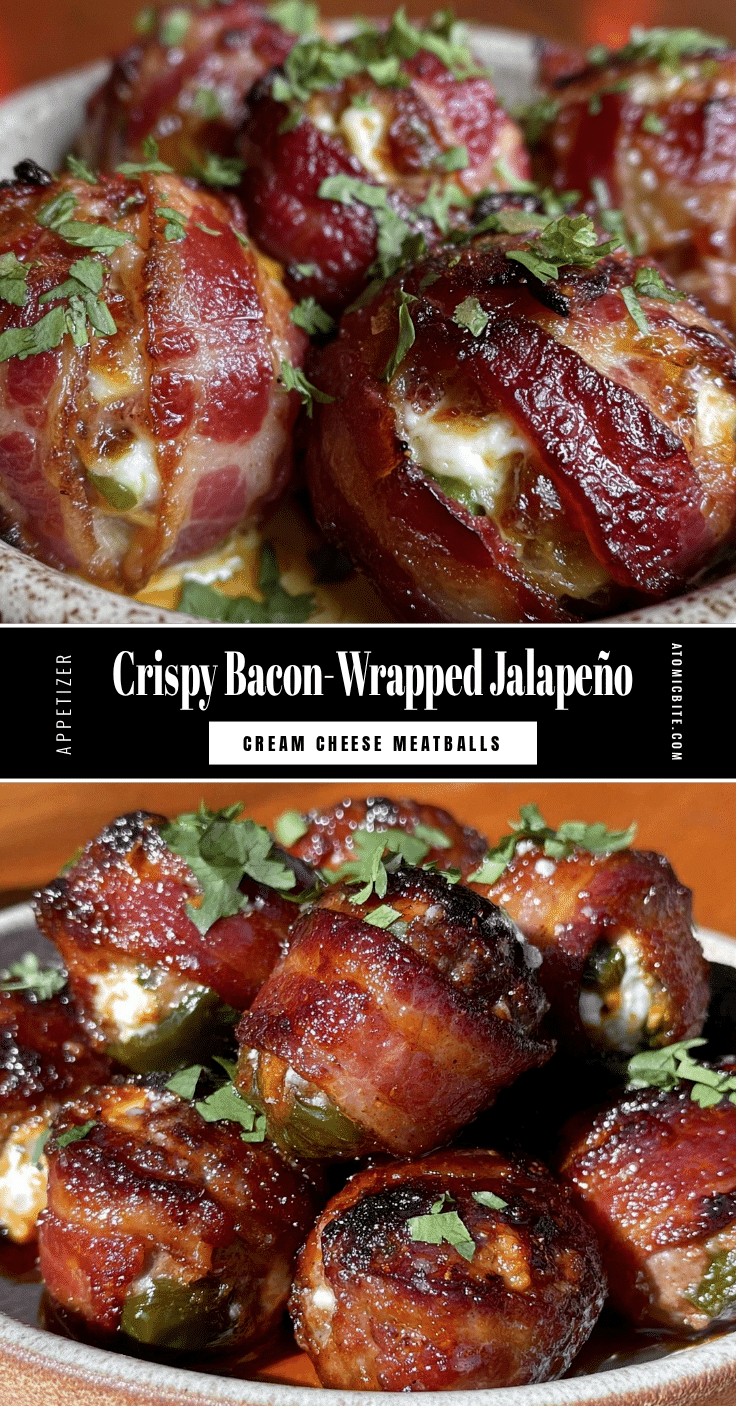bacon-wrapped jalapeño cream cheese meatballs recipe