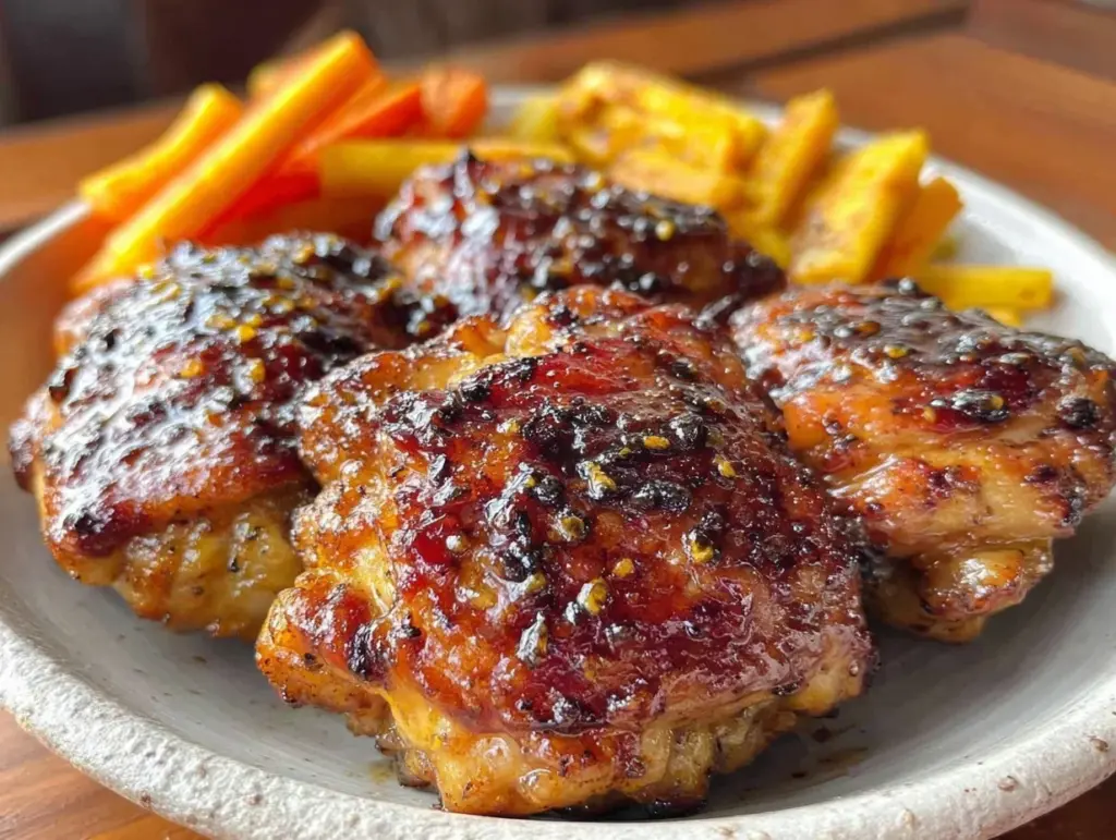 balsamic glazed chicken thighs - featured image