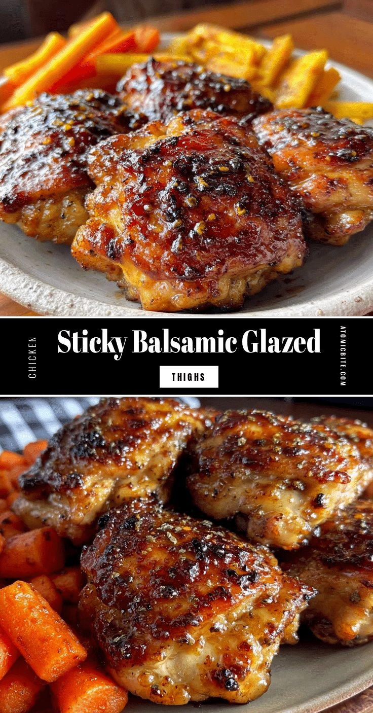 balsamic glazed chicken thighs recipe