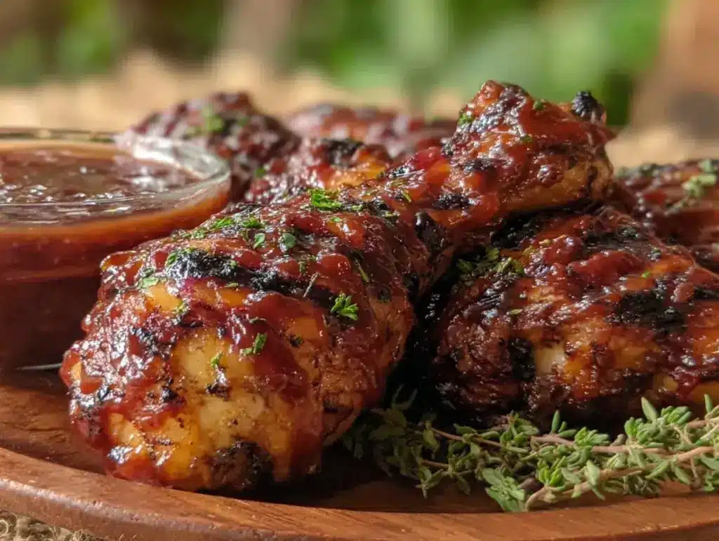 bbq chicken drumsticks - featured image