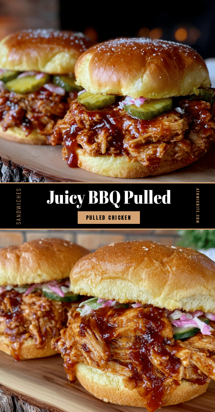 bbq pulled chicken sandwiches recipe