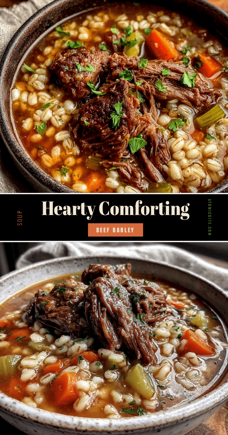 beef barley soup recipe