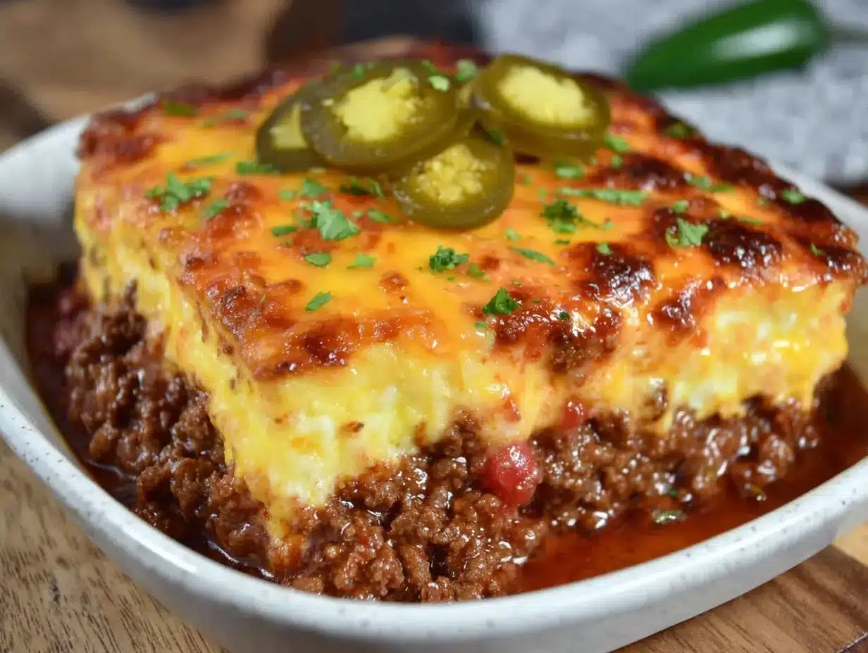 beef enchilada casserole preparation steps
