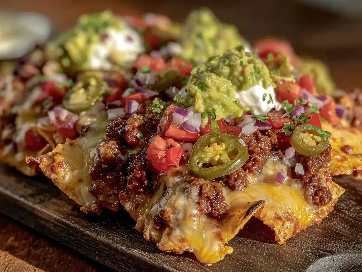 beef nachos recipe preparation steps