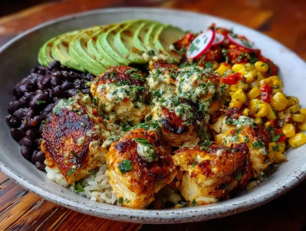 burrito bowl meal prep - featured image
