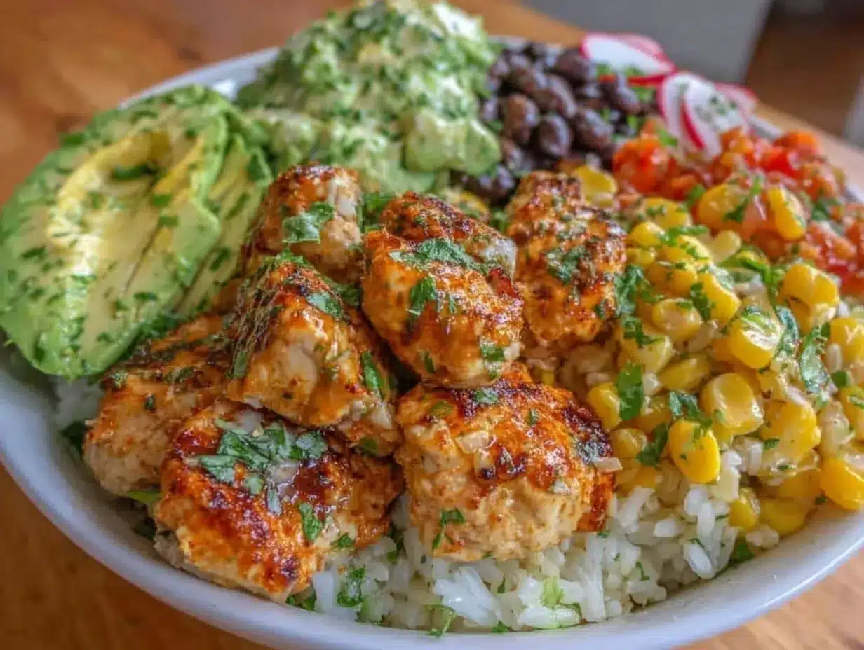 burrito bowl meal prep preparation steps