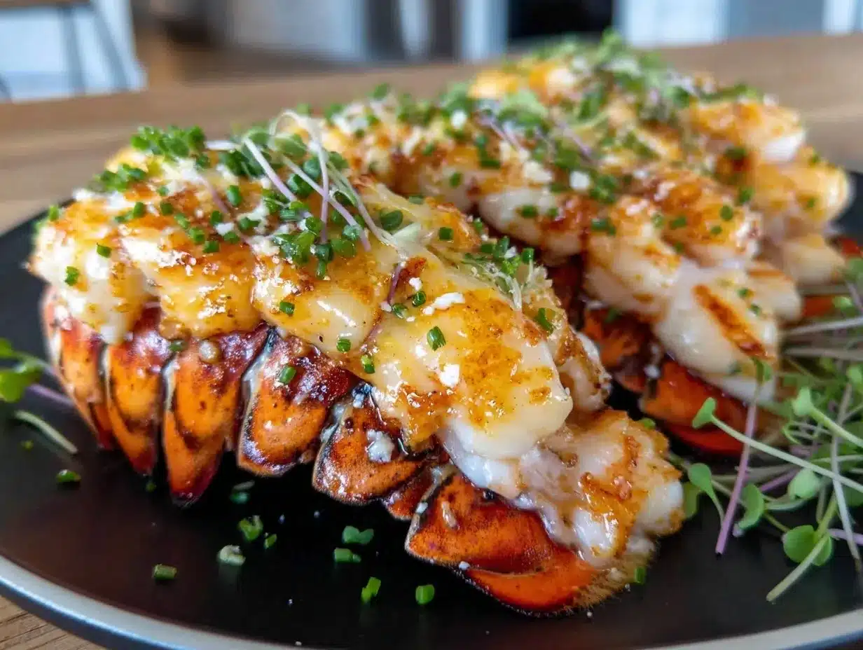 butter-poached lobster tails preparation steps