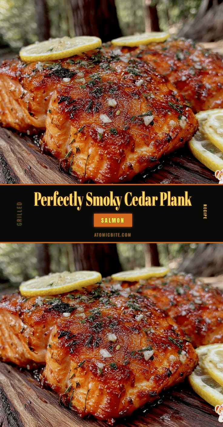 cedar plank grilled salmon recipe