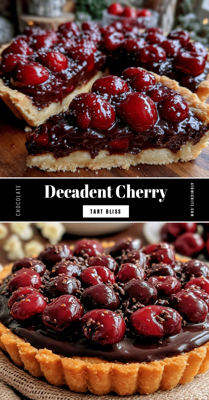 cherry chocolate tart recipe
