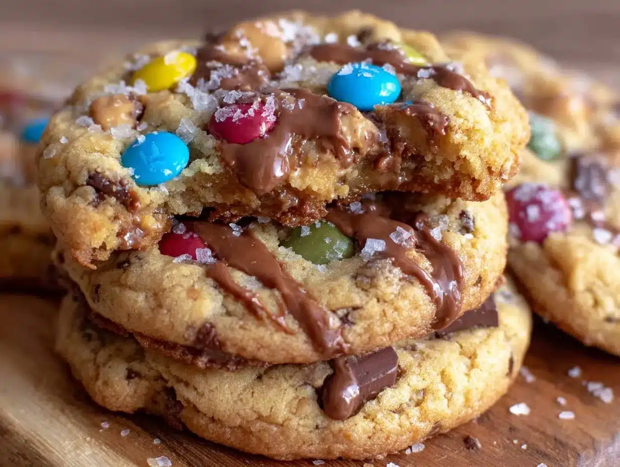 chewy monster cookies recipe preparation steps