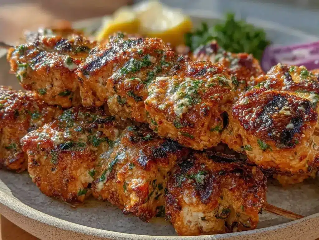 chicken souvlaki skewers - featured image