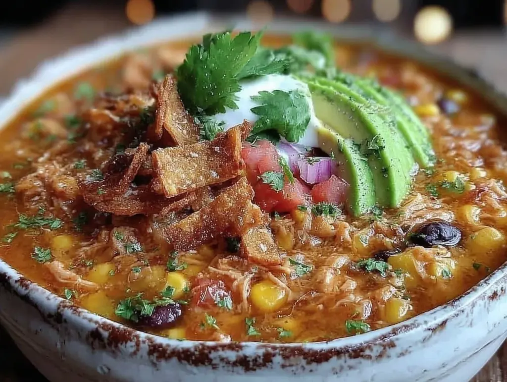 chicken tortilla soup - featured image